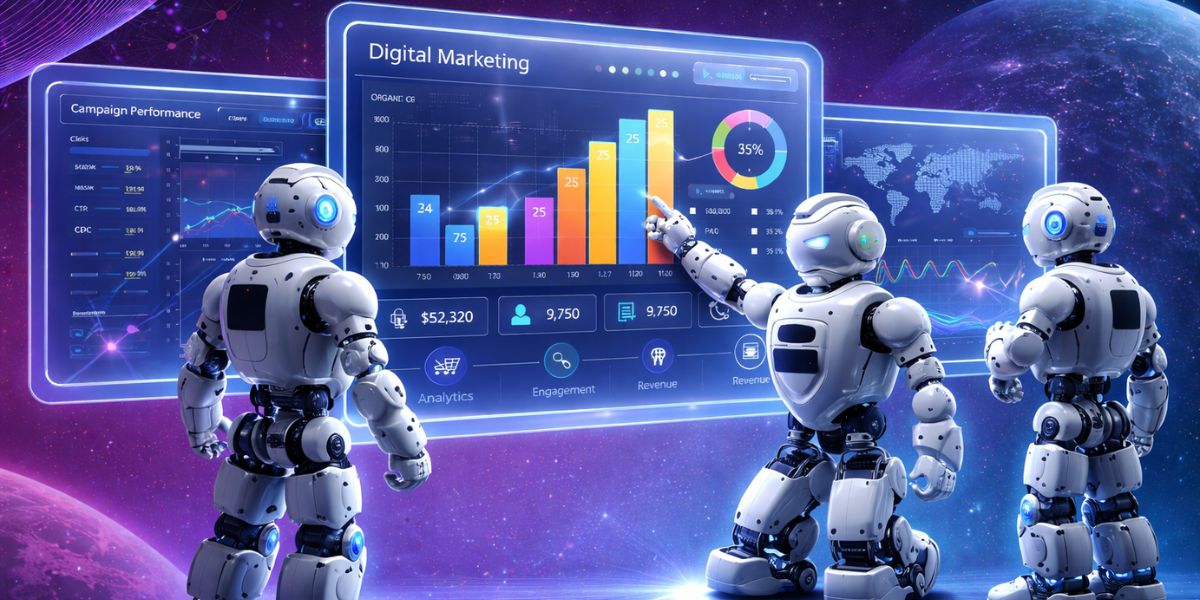 SkyDream.rs analytics dashboard showing marketing insights and performance metrics
